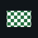 Gelb grün und weiß leinwanddruck<br><div class="desc">Cooles, schlichtes grün-weiß kariertes Muster besteht aus Reihen abwechselnd weißer und grüner Quadrate. Fühlen Sie sich frei, um das Produkt zu Ihrem eigenen machen. Digitales 9000 x 6000 Pixel Bild. Copyright ©2013 Claire E. Skinner, Alle Rechte vorbehalten. Um dieses Design auf anderen Artikeln zu sehen, klicken Sie auf den Link...</div>