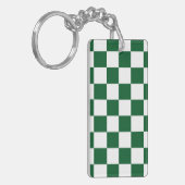 Gelb grün und weiß schlüsselanhänger (Vorderseite links)