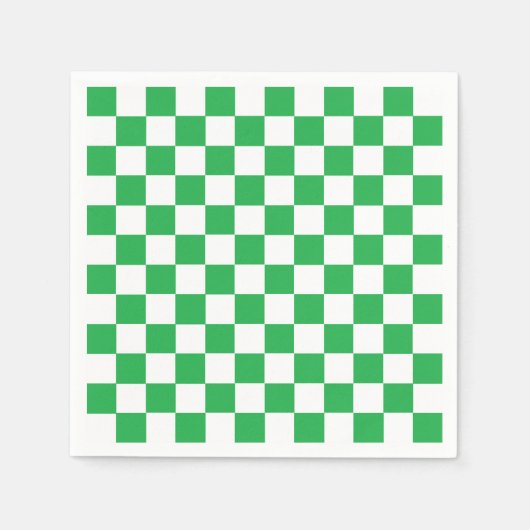 Gelb grün und weiß serviette (Vorderseite)