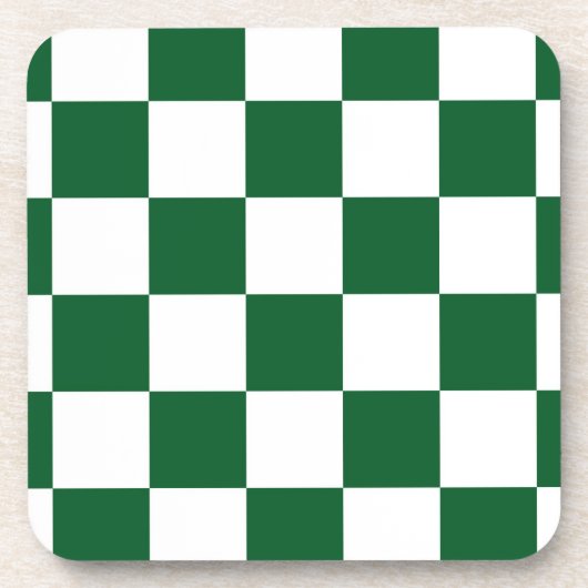 Gelb grün und weiß untersetzer (Vorderseite)