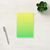 Gelb-Grüne Farbe Post-it Klebezettel (Büro)