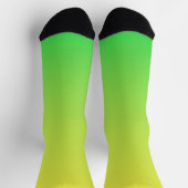 Gelb-Grüne Farbe Socken (Oben)