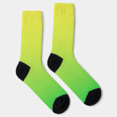 Gelb-Grüne Farbe Socken (Rechts)
