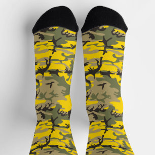 Gelb-grüne Tarnung, Militär, Armee Socken