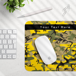 Gelb-grüne Tarnung, Tarnung, Militär, Armee Mousepad