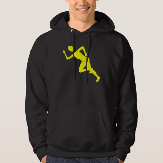 Gelb Hoodie (Vorderseite)