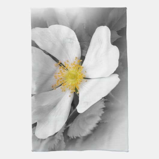 gelb in Grautönen Geschirrtuch (Vertikal)