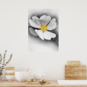 gelb in Grautönen Poster (Küche)