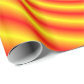 Gelb in Rot über Orange Spiral Geschenkpapier (Rolleneckpunkt)
