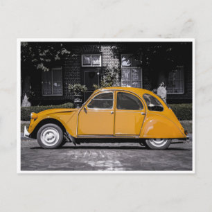 Gelb ist der Punch Buggy! Postkarte