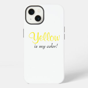Gelb ist meine Farbe Girly-Zitat  iPhone 13 Hülle