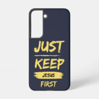 Gelb Jesus zuerst halten