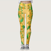 Gelb karamellisiert leggings (Vorderseite)