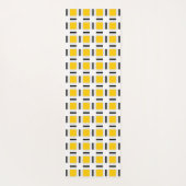 Gelb kardiert yogamatte (Rückseite)