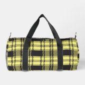 Gelb kariert duffle bag (Rückseite)