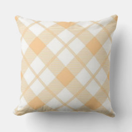 Gelb Kariert Kissen
