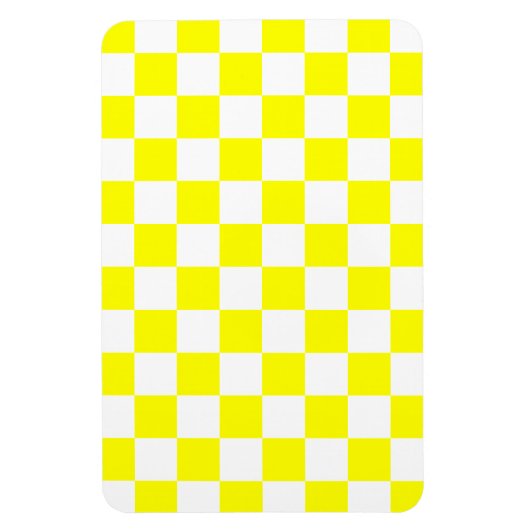 Gelb kariert magnet (Vertikal)