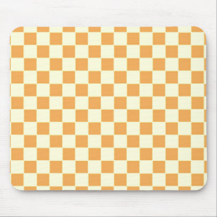 gelb kariert mousepad