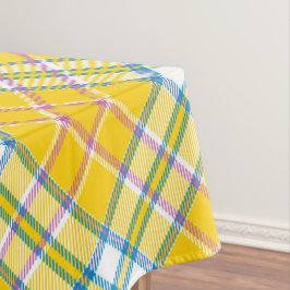 Gelb Kariert Tischdecke