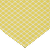 Gelb Kariert Tischdecke (Schrägansicht)