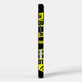 Gelb keine Bandgefährdungsgebiete mit grenzübersch Case-Mate iPhone Hülle (Rückseite / Rechts)