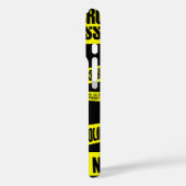 Gelb keine Bandgefährdungsgebiete mit grenzübersch Case-Mate iPhone Hülle (Rückseite / Links)