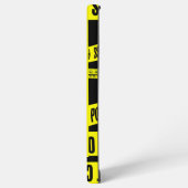 Gelb keine Bandgefährdungsgebiete mit grenzübersch Samsung Galaxy Hülle (Linke Seite)