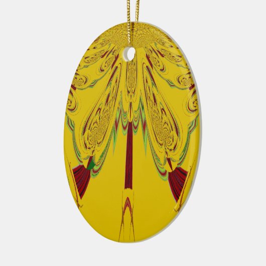 gelb keramik ornament (Links)