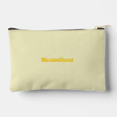 Gelb - Kleiner, fest angebrachter Beutel (Rückseite)