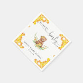 Gelb können wir frühzeitig Babydusche-Servietten w Serviette (Ecke)