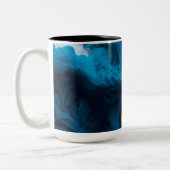 Gelb & Krach Moderne Abstrakt Zweifarbige Tasse (Links)