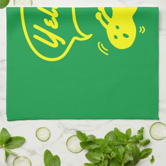 Gelb! Küchentücher (Gefaltet)