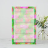 Gelb lackiertes Sonnenlicht, rosa Briefpapier (Stehend Vorderseite)