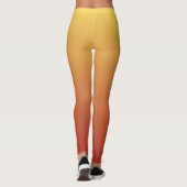 Gelb - Leggings, rot Leggings (Rückseite)
