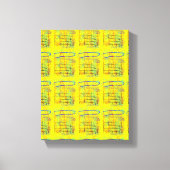 Gelb... Leinwanddruck (Vorderseite)