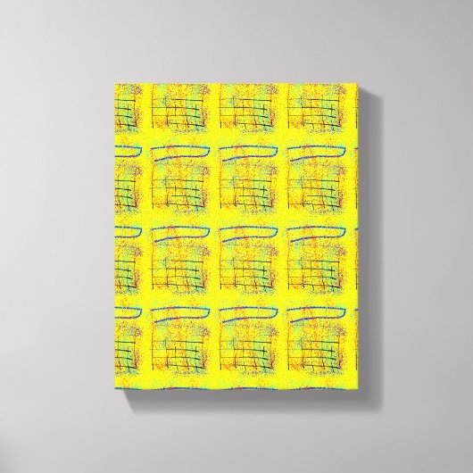 Gelb... Leinwanddruck (Vorderseite)
