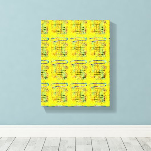 Gelb... Leinwanddruck (Insitu (Holzboden))
