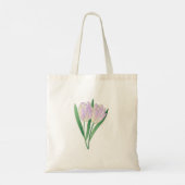 Gelb-lila Tulpe Tragetasche (Rückseite)