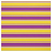 Gelb, Lila und Beige Streifen/Linke Stoff (Muster)