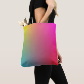 Gelb, Magenta, Blau und Rot Tasche (Von Nahem)