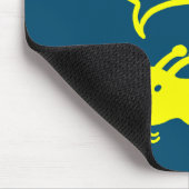 Gelb! Maus Pad Mousepad (Ecke)