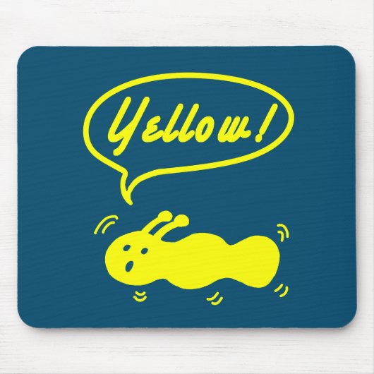 Gelb! Maus Pad Mousepad (Vorne)