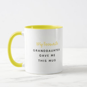 Gelb mein Favorit gab mir diese Tasse