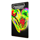 Gelb Mini Klemmbrett (Gewinkelt2)