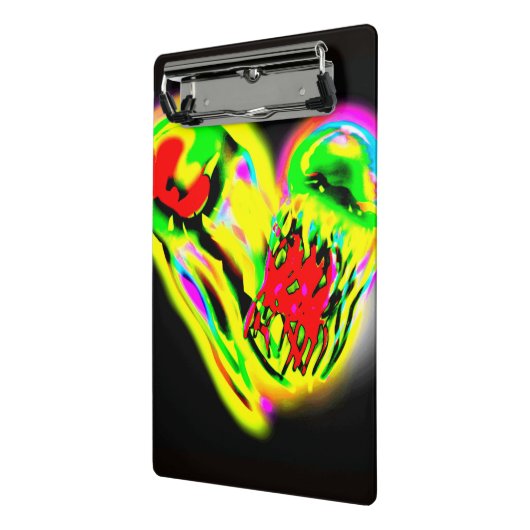 Gelb Mini Klemmbrett (Gewinkelt2)