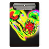 Gelb Mini Klemmbrett (Vorderseite)