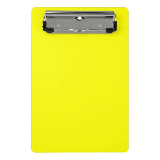Gelb Mini Klemmbrett (Vorderseite)