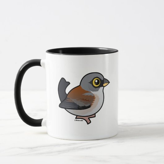 Gelb-mit Augen Junco Tasse (Links)