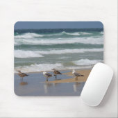 Gelb-mit Beinen versehene Möve Mousepad (Mit Mouse)