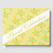 gelb mit blorfarben gästebuch (Vorderseite)